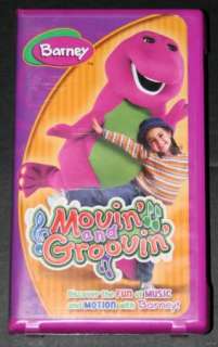 Barney Movin and Groovin VHS Music and Motion Fun 045986020918 