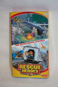 Fisher Price, Rescue Heroes, VHS, LocBX18  