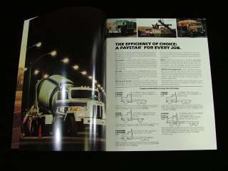 1981 International Paystar 5000 Series Truck Brochure  