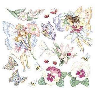 Imperial Instant Stencils 9 In. X 8 In. Pastel Fairies and Butterflies 
