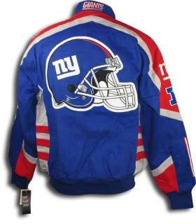 Official NFL New York Giants Cotton Twill Jacket MED  