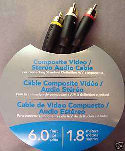 Composite Video/Stereo Audio Cable by Dynex DX AV061  