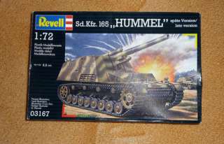 Revell 1/72 03167 Sd.Kfz.165 Hummel Panzer Modellbausatz in 