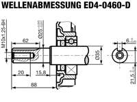 ROTEK luftgekühlter 1 Zylinder 4 Takt 456ccm Dieselmotor, ED4 0460 E 
