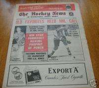 the hockey news vol 24 no.8 nov1970 gilbert perreault  