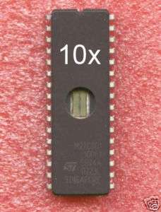 10pcs ST 27C801 UV EPROM M27C801 *8M* DIP32  