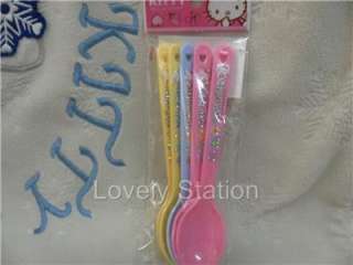 Sanrio Hello Kitty Party Plastic Spoon   5 pieces  