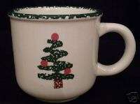 FURIO HOME ITALY Sponge Christmas Tree COFFEE MUG CUP  