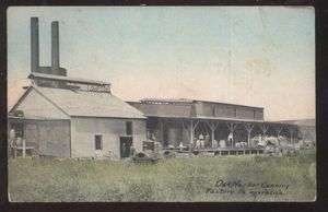 Postcard Oak Harbor,Ohio/OH Canning Factory view 1907?  