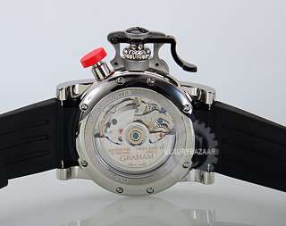 Graham Chronofighter RAC Flyback (SS PVD / Black / Rubber Strap)