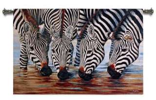 AFRICAN ZEBRA STRIPES DECOR ART TAPESTRY WALL HANGING  