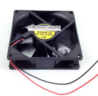 NEW 5 INCH 12 VOLT DC BRUSHLESS COOLING FAN FOR CAR AUDIO/COMPUTER 