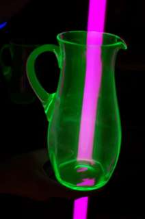   say how beautiful it is material mouth blown uranium glass age ca 1900