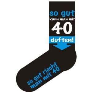 C24 Fun Socken Strümpfe zum 40. Geburtstag 40 Jahre  