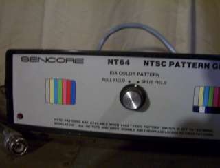 SENCORE NT64 NTSC PATTERN GENERATOR  