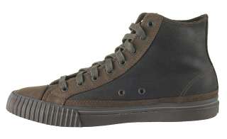   Sneakers Center Hi PM11CH3A Chocolate Brown leather Shoes  