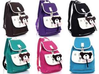 Fashion Girls/Womans Canvas Backpacks Handbag Bags Purse Bookbags 