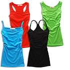 Sleeveless T Shirt Tank Tops Cami Waistcoat Vest