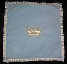 AURORA BABY Plush Blue White PRINCE Security Blanket items in Adorable 