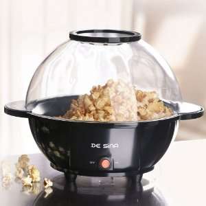 De Sina Popcorn Maschine schwarz  Küche & Haushalt