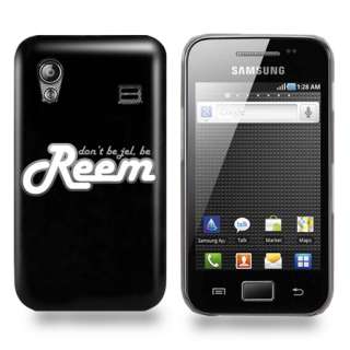 GENUINE DONT BE JEL BE REEM ® HARD SHINY BACK CASE FOR SAMSUNG 