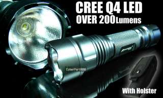 Torch CREE Q4 P4 LED Flashlight +4x CR123A + CHARGER  