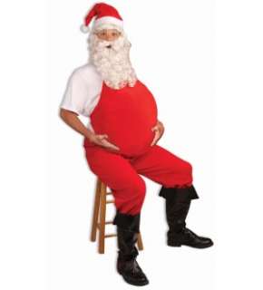 Red Belly Stuffer Santa Costume Accessory *New*  