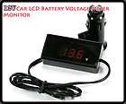 digital lcd 12v 24v car battery voltage meter monitor £