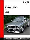 1983 1993 BMW 3 Series E30 ULTIMATE Factory Service Rep