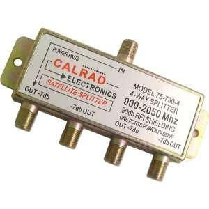  New   Calrad Electronics 4 WAY 90 DB 2GHZ SPLITTER 