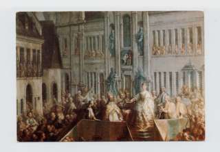 p8015   Coronation Maria Theresia   Austria   art   Royalty postcard 