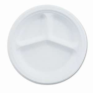 Chinet VISTACT   Paper Dinnerware, 3 Compartment Plate, 9 1/4 Diameter 