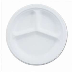  CHINET HTMVISTACT Paper Dinnerware, 3 Compartment Plate, 9 