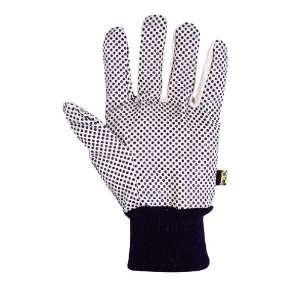 Custom Leathercraft 2006 Cotton Canvas Gloves with Gripper Dots