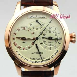 Dual Time Automatic Mechanical Watch   IF75  