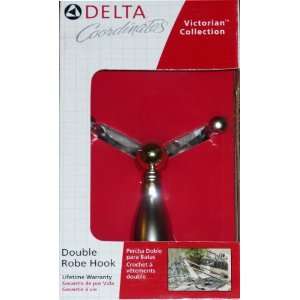 Delta Coordinates Victorian Collection Brass & Pearl Nickel Double 