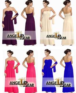 Strapless Prom Bridesmaid Beads Sequins Evening Party Dress UK Stock 