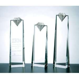  Optical Crystal Luxury Diamond Tower Award   Small