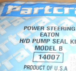PARTCRAFT POWER STEERING pump SEAL KIT Eaton ____ 14007  