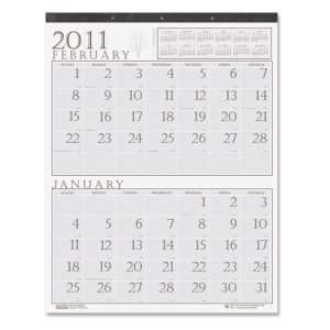  House of Doolittle Two Month Illustrated Wall Calendar 