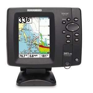  Humminbird 587ci Combo FishFinder Dual Beam Sonar GPS 