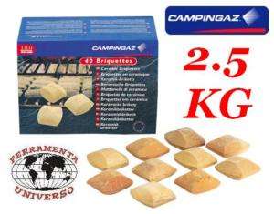 MATTONELLA CERAMICA CAMPINGAZ CONF 2.5 KG barbecue  