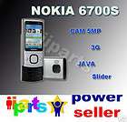 Nokia 6700/6700S 5MP 3G Slider phone Unlocked Silver /U