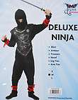 Boys Childrens Kids Deluxe Ninja Samurai Fancy Dress Co