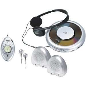  JWIN JXCD3344 Personal CD/radio/speaker Package  