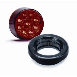 KC HiLites #1032 LED Lamp Light   2 Round Side Marker Kit Red (ea)