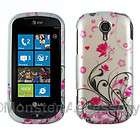 Pink Flowers Hard Case Cover For LG Quantum C900 Accessory