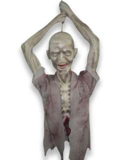 Animated Zombie Chinup Prop