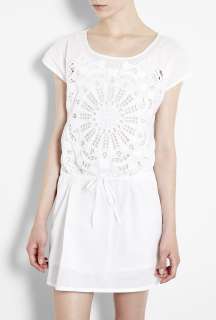 Vanessa Bruno Athe  White Lace Work Dress by Vanessa Bruno Athé