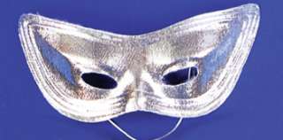 Silver Lame Harlequin Mask   Mardi Gras Masks   15TI06SV